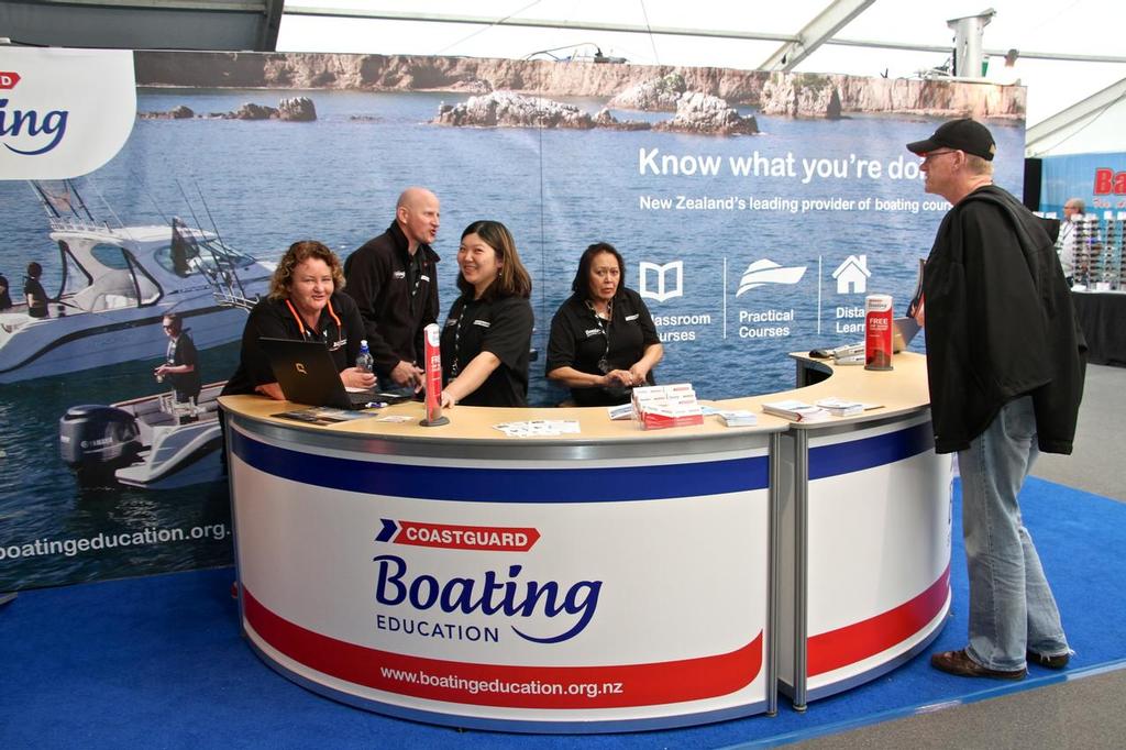 Coastguard Boating Education - Auckland On The Water Boat Show - September 28, 2014 © Richard Gladwell www.photosport.co.nz